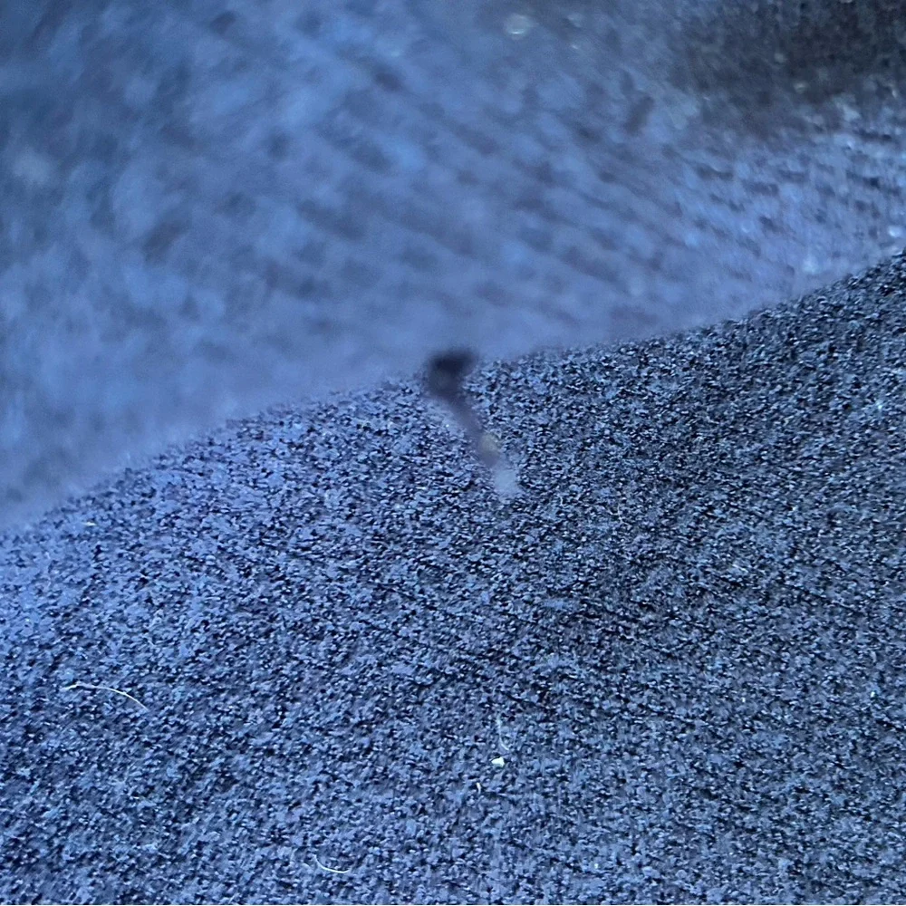 Arden B. Navy Blue Cozy Teddy Bear Patched Sweater size Medium - Picture 9 of 9